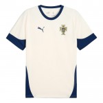 Portugal Trainingsshirts 2024-25 Weiße Kurzarm